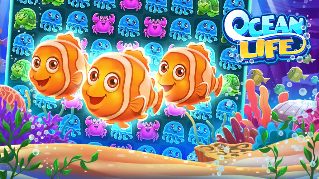 Ocean Match 3 Puzzle Game screenshot